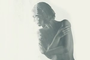 an image of a woman in double exposure